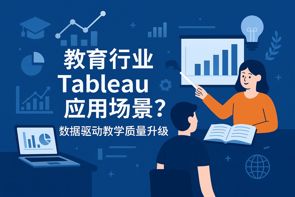教育行业Tableau应用场景？数据驱动教学质量升级。
