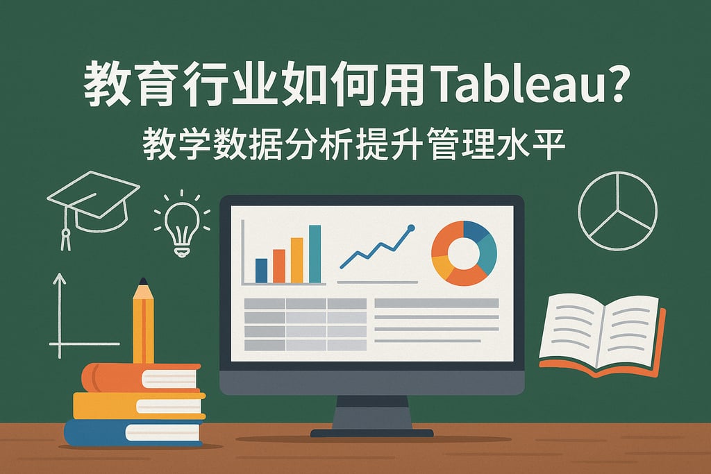 教育行业如何用Tableau？教学数据分析提升管理水平