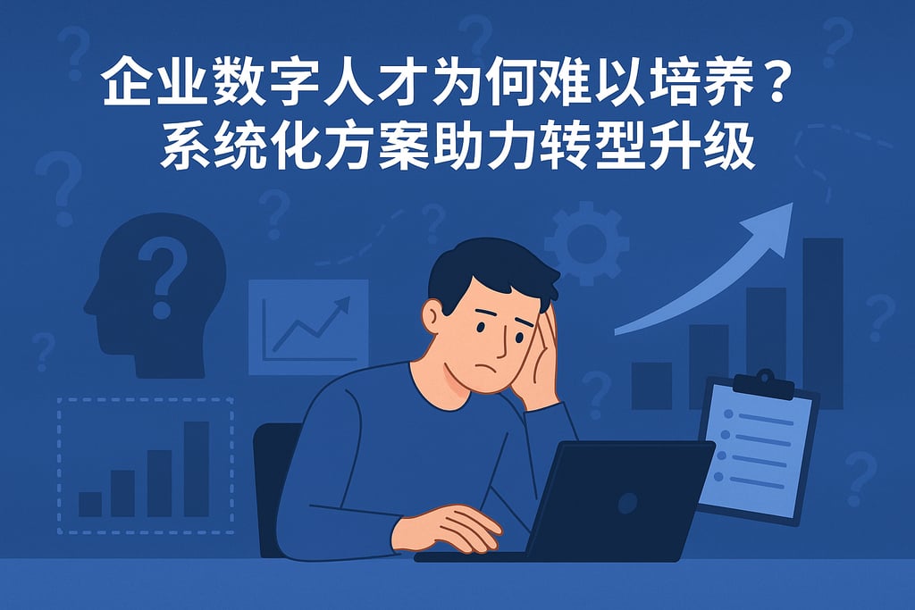 企业数字人才为何难以培养？系统化方案助力转型升级