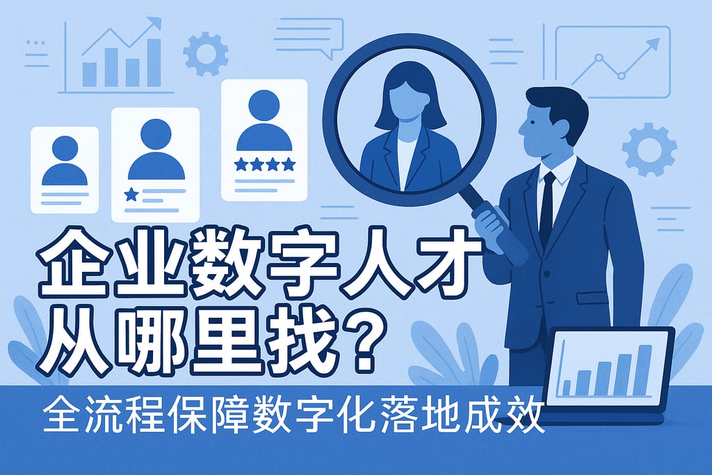 企业数字人才从哪里找？全流程保障数字化落地成效
