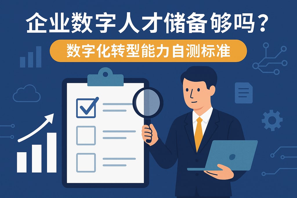 企业数字人才储备够吗？数字化转型能力自测标准