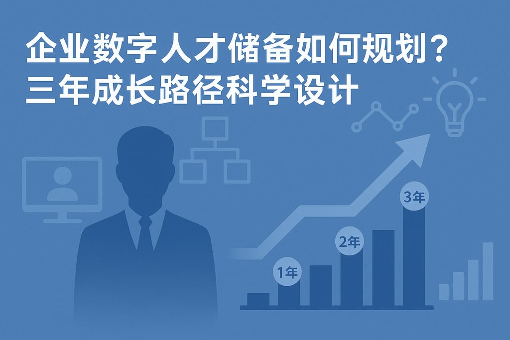企业数字人才储备如何规划？三年成长路径科学设计