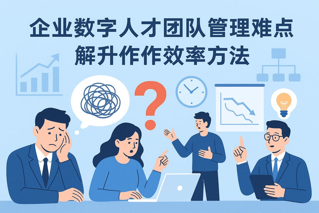 企业数字人才团队管理难点在哪？提升协作效率方法