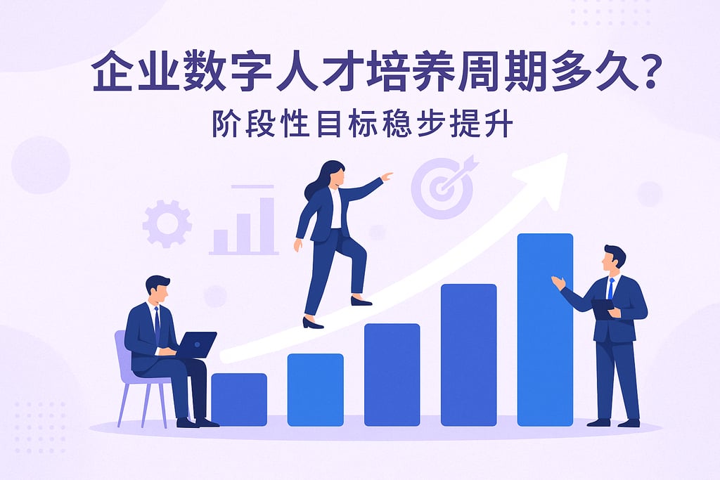 企业数字人才培养周期多久？阶段性目标稳步提升