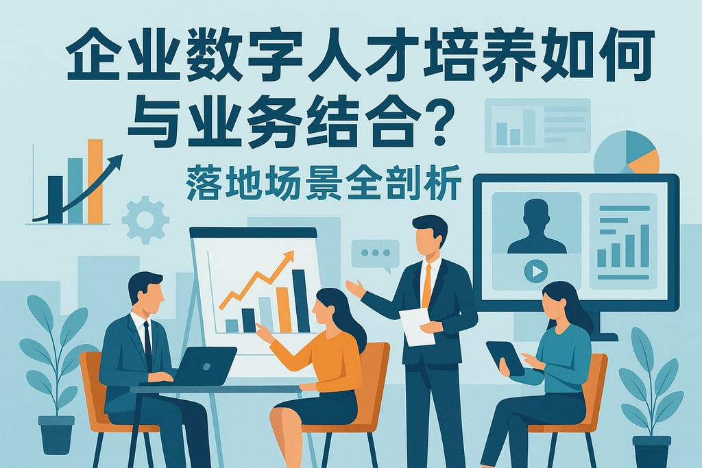 企业数字人才培养如何与业务结合？落地场景全剖析