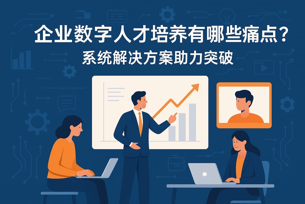 企业数字人才培养有哪些痛点？系统解决方案助力突破