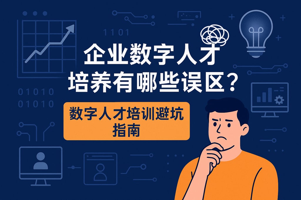 企业数字人才培养有哪些误区？数字人才培训避坑指南