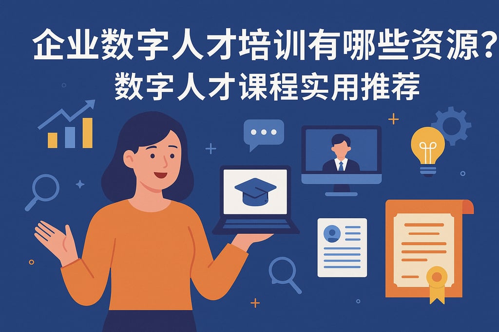 企业数字人才培训有哪些资源？数字人才课程实用推荐