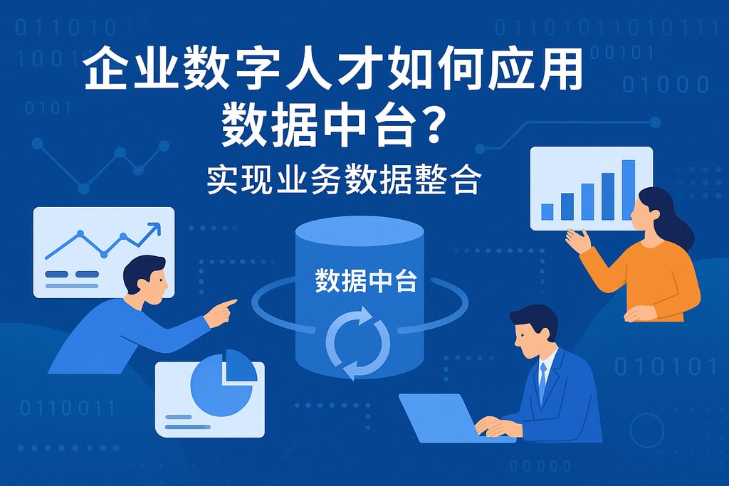 企业数字人才如何应用数据中台？实现业务数据整合