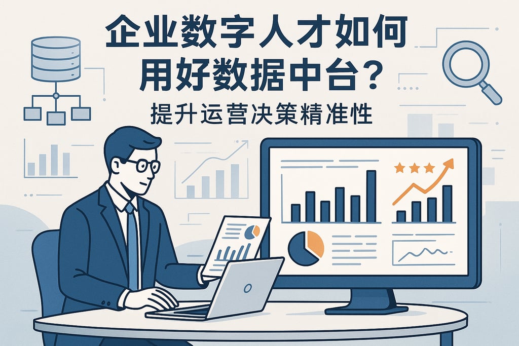 企业数字人才如何用好数据中台？提升运营决策精准性