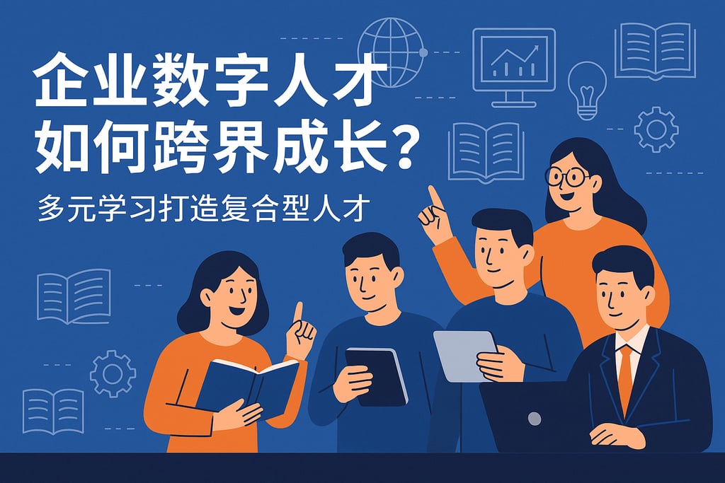 企业数字人才如何跨界成长？多元学习打造复合型人才