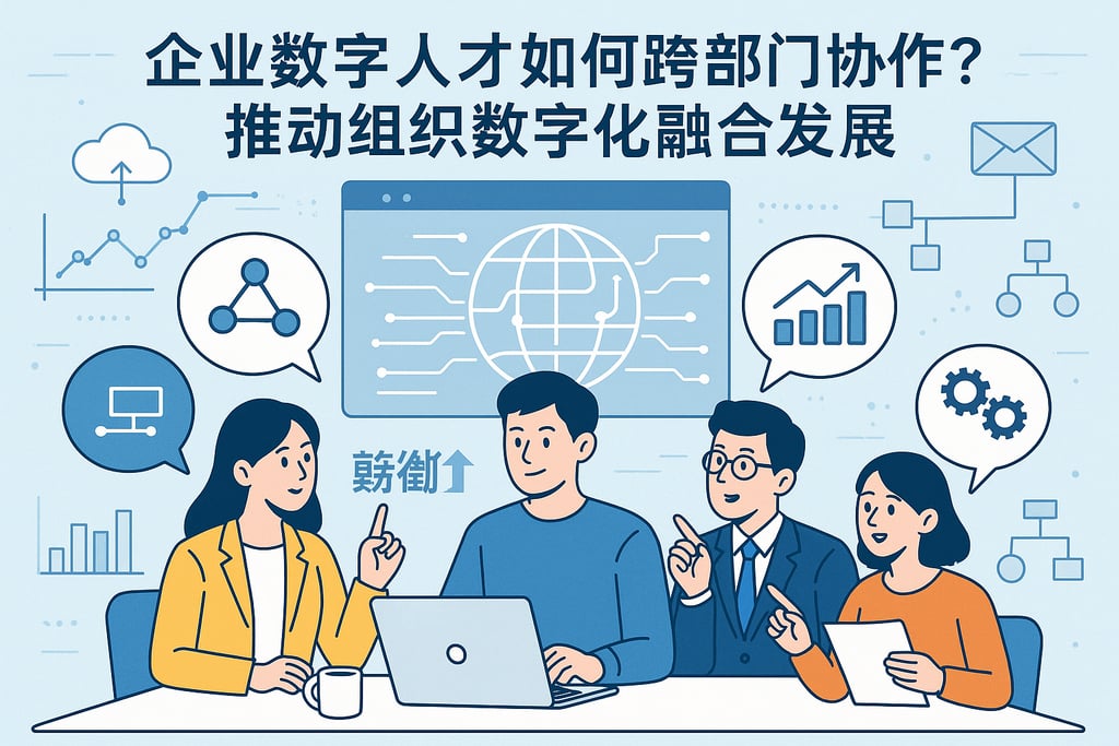 企业数字人才如何跨部门协作？推动组织数字化融合发展