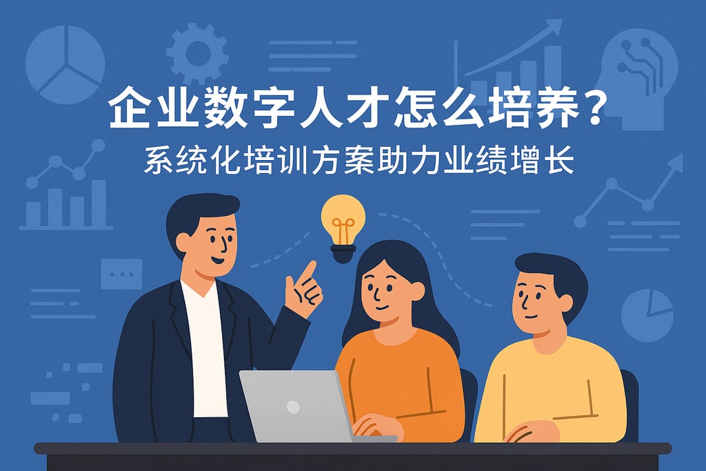 企业数字人才怎么培养？系统化培训方案助力业绩增长