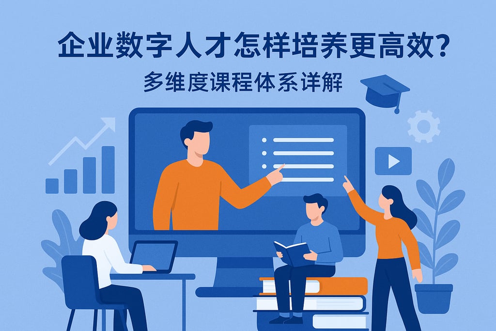 企业数字人才怎样培养更高效？多维度课程体系详解