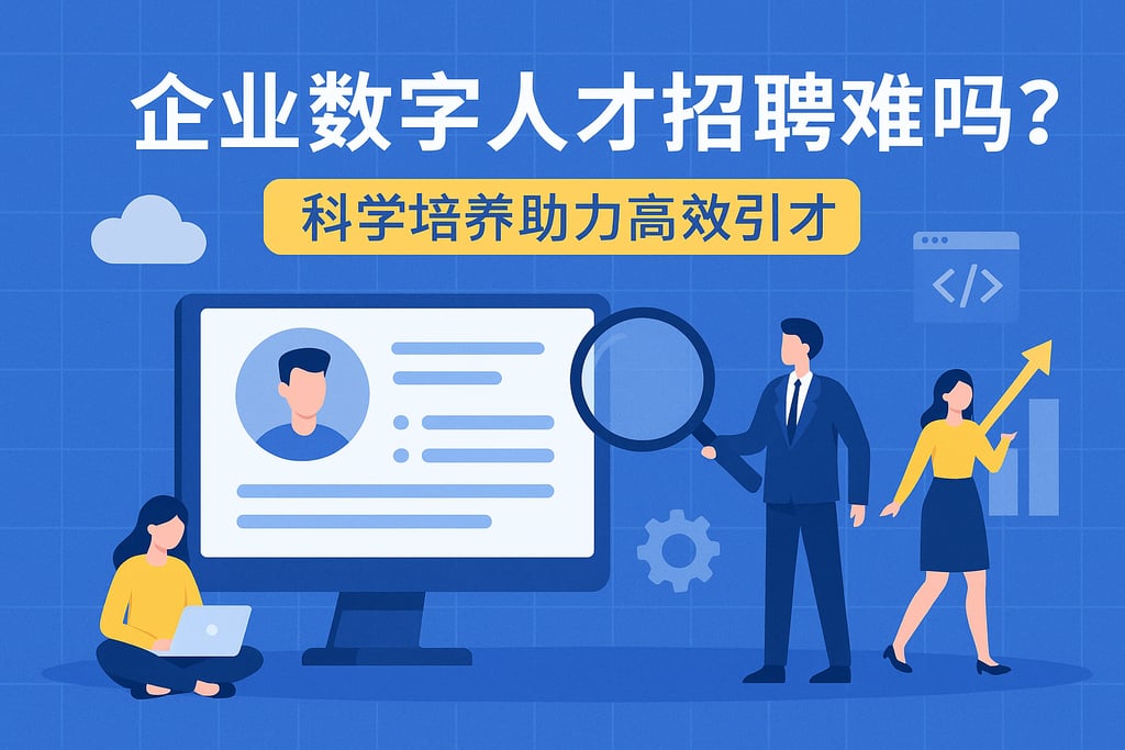 企业数字人才招聘难吗？科学培养助力高效引才
