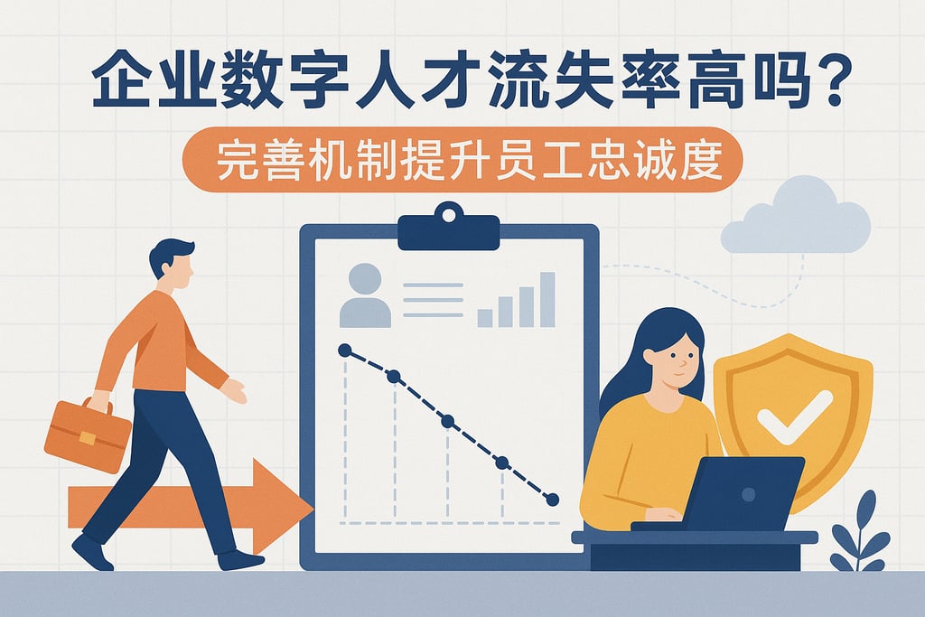 企业数字人才流失率高吗？完善机制提升员工忠诚度