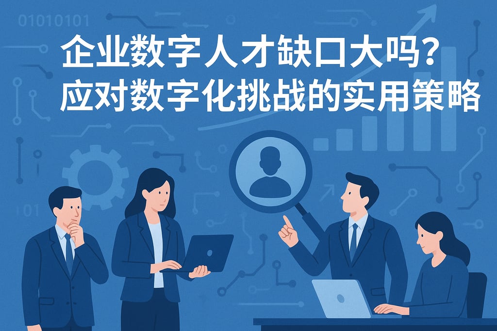 企业数字人才缺口大吗？应对数字化挑战的实用策略
