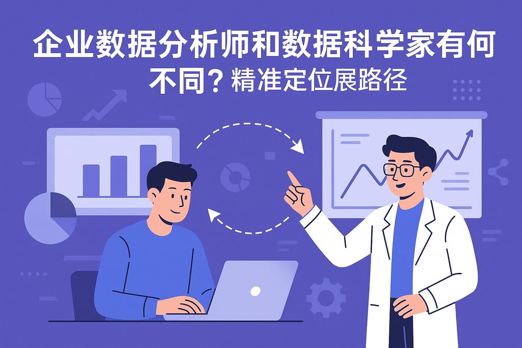企业数据分析师和数据科学家有何不同？精准定位发展路径