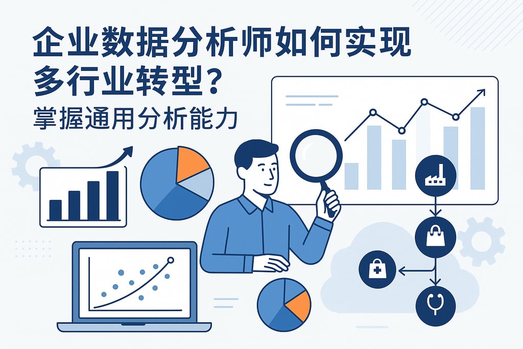 企业数据分析师如何实现多行业转型？掌握通用分析能力
