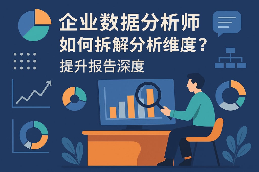 企业数据分析师如何拆解分析维度？提升报告深度