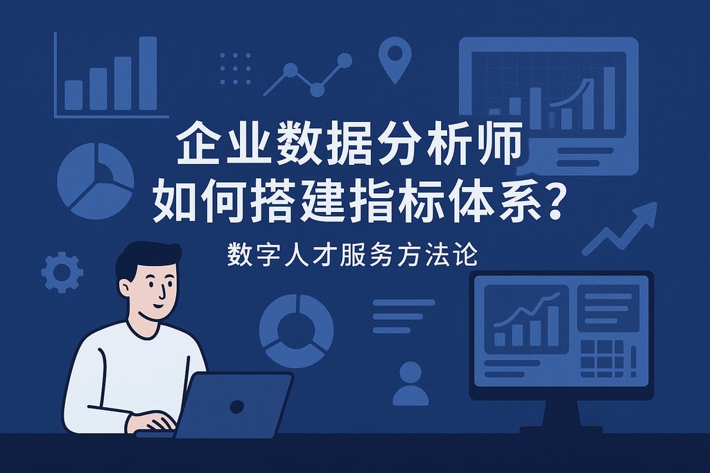 企业数据分析师如何搭建指标体系？数字人才服务方法论