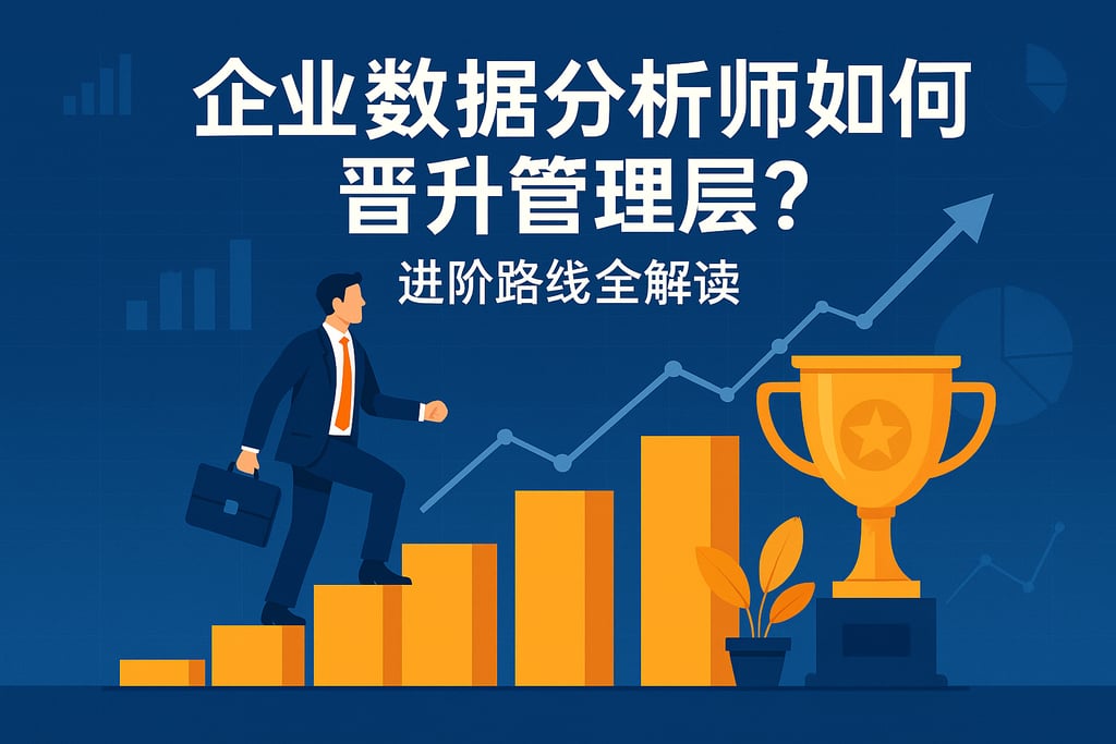 企业数据分析师如何晋升管理层？进阶路线全解读
