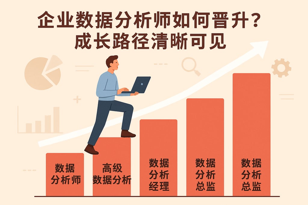 企业数据分析师如何晋升？成长路径清晰可见