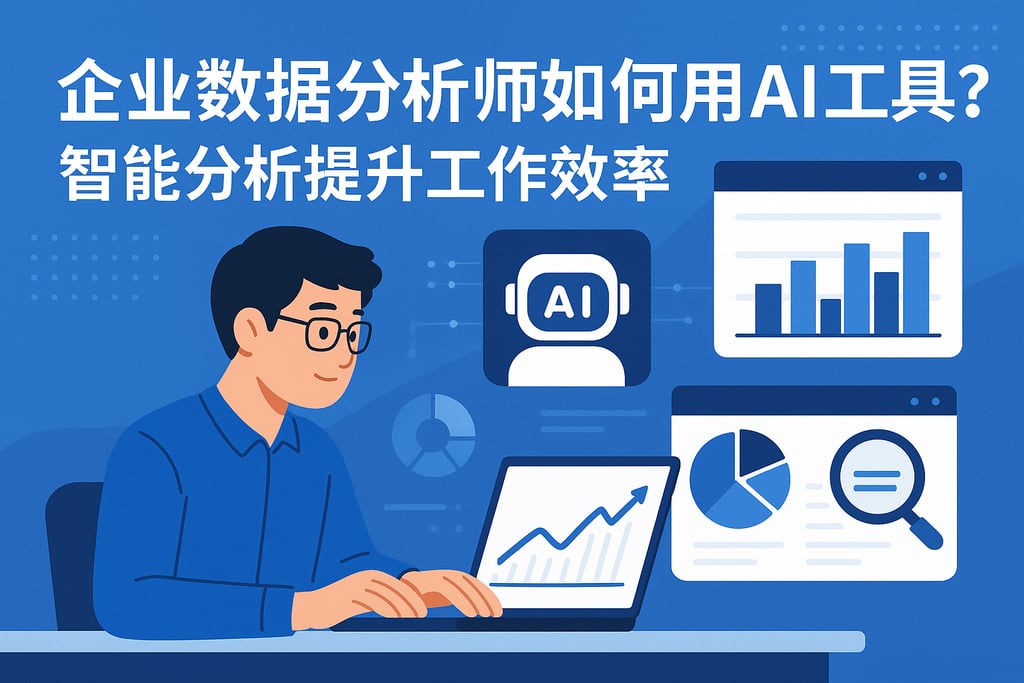企业数据分析师如何用AI工具？智能分析提升工作效率