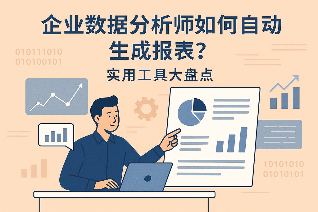 企业数据分析师如何自动生成报表？实用工具大盘点