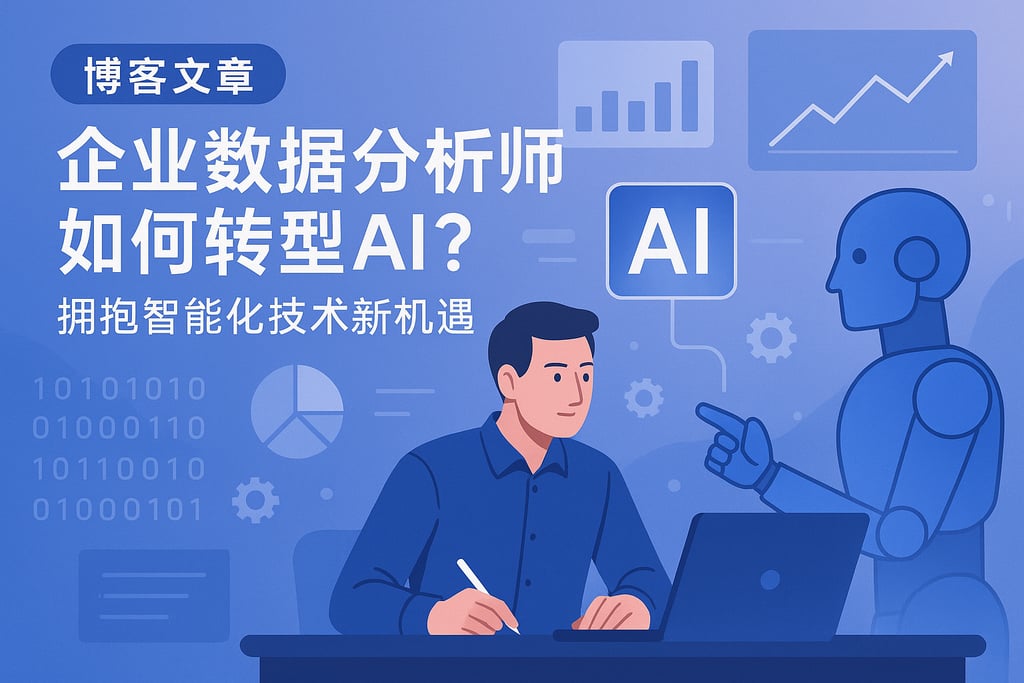 企业数据分析师如何转型AI？拥抱智能化技术新机遇