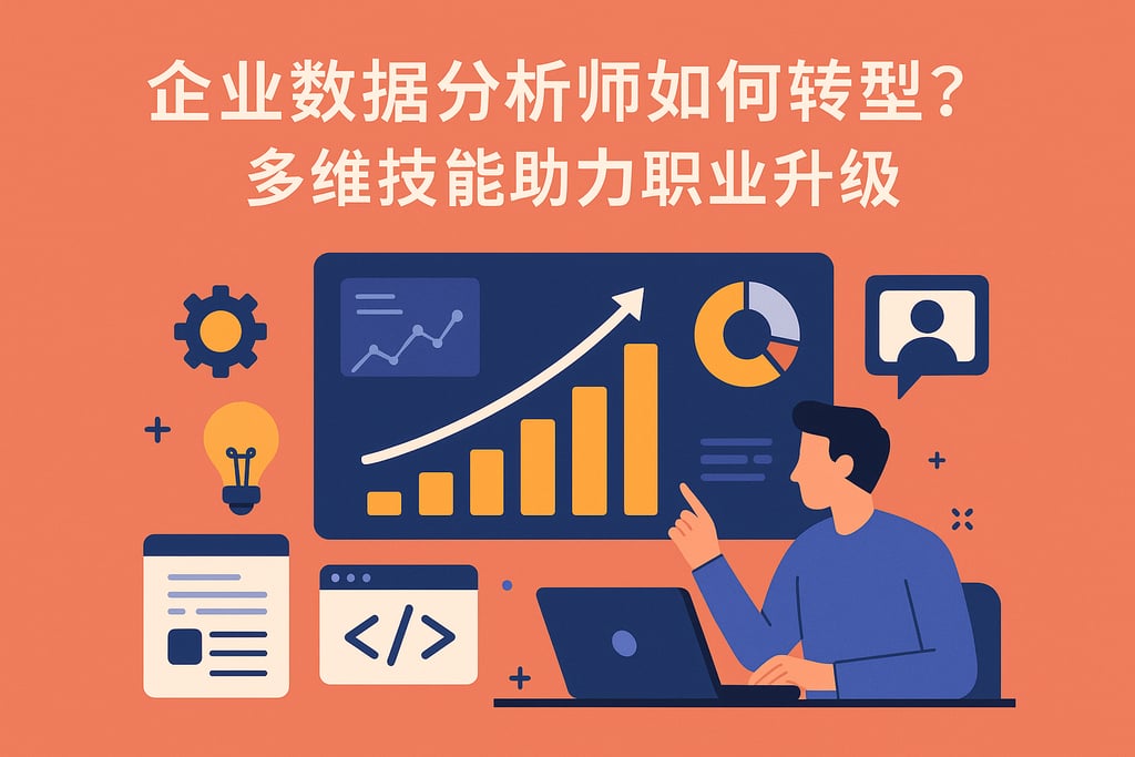 企业数据分析师如何转型？多维技能助力职业升级