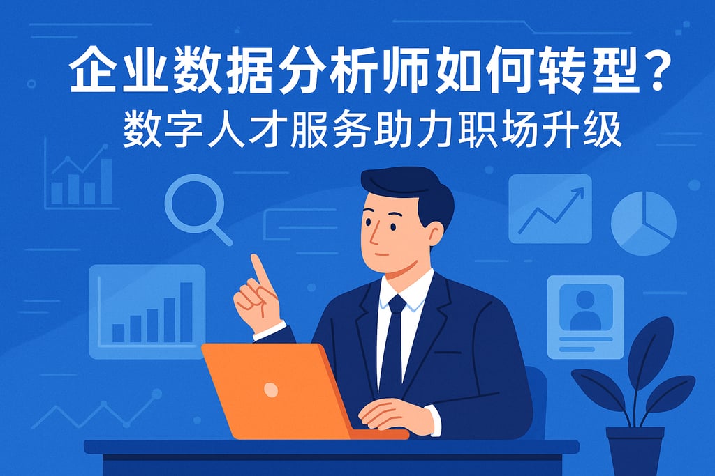 企业数据分析师如何转型？数字人才服务助力职场升级