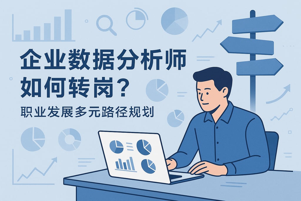 企业数据分析师如何转岗？职业发展多元路径规划