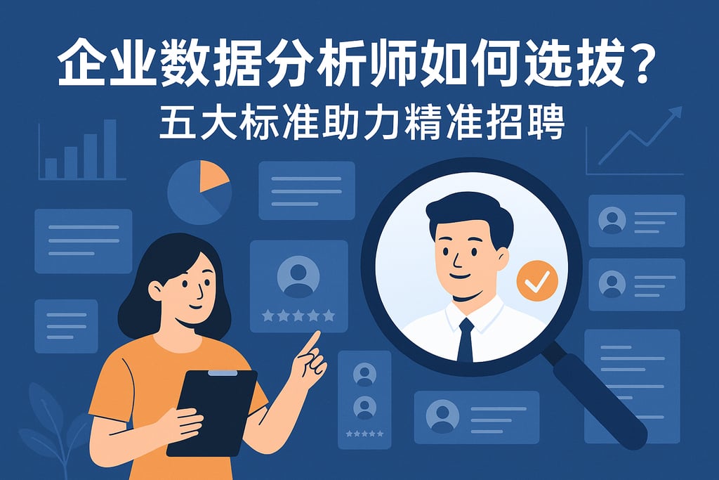 企业数据分析师如何选拔？五大标准助力精准招聘