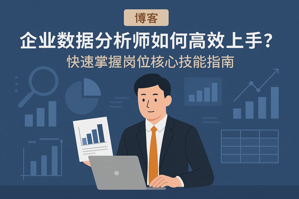企业数据分析师如何高效上手？快速掌握岗位核心技能指南