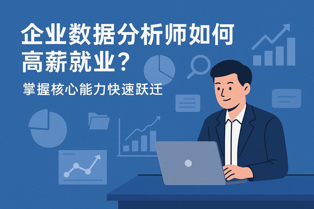 企业数据分析师如何高薪就业？掌握核心能力快速跃迁