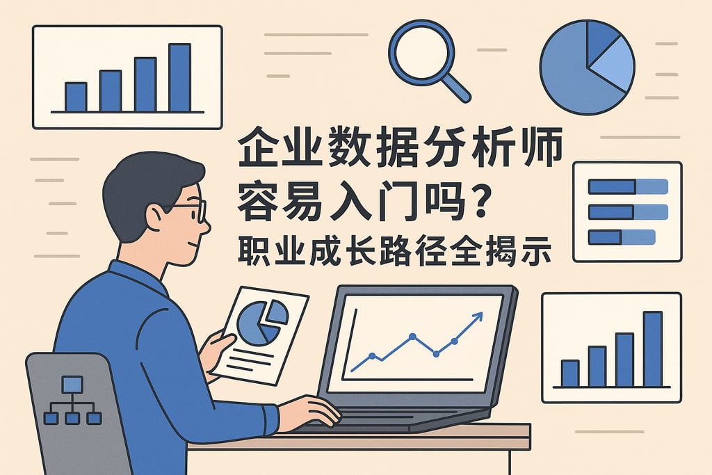 企业数据分析师容易入门吗？职业成长路径全揭示