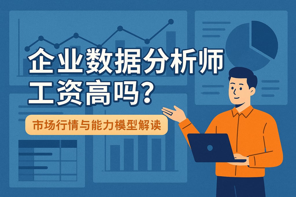 企业数据分析师工资高吗？市场行情与能力模型解读