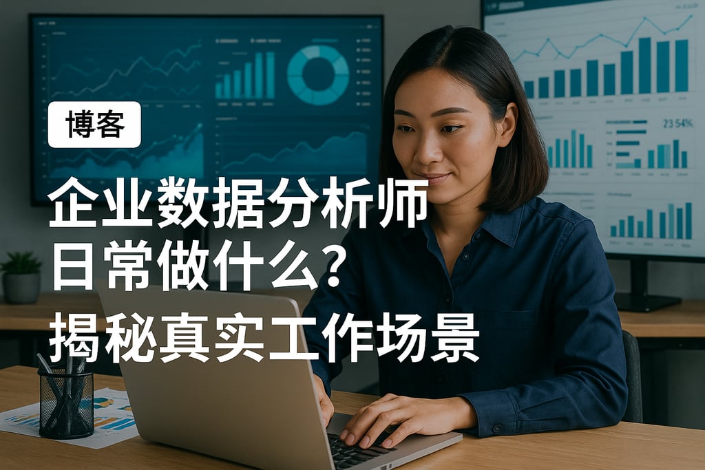 企业数据分析师日常做什么？揭秘真实工作场景