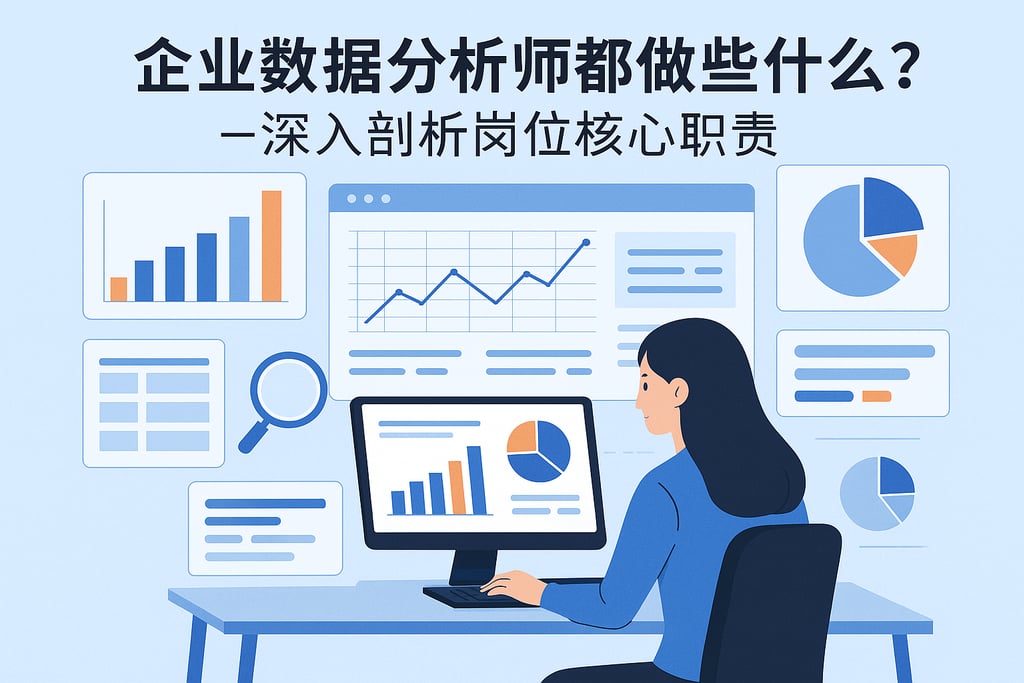企业数据分析师都做些什么？深入剖析岗位核心职责