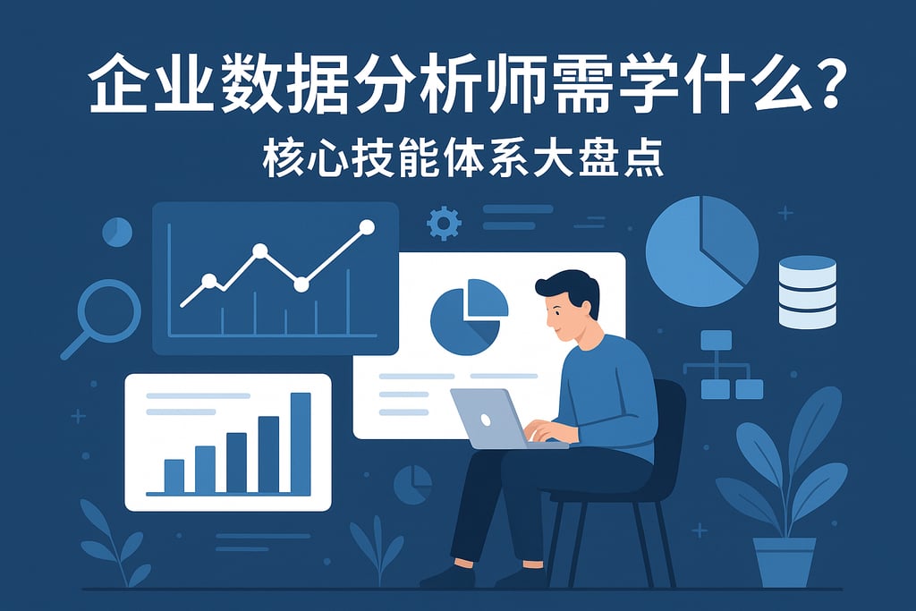 企业数据分析师需学什么？核心技能体系大盘点