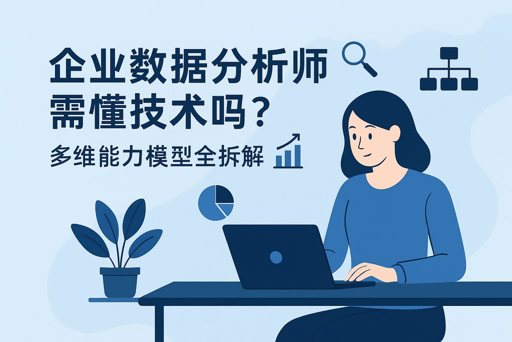 企业数据分析师需懂技术吗？多维能力模型全拆解