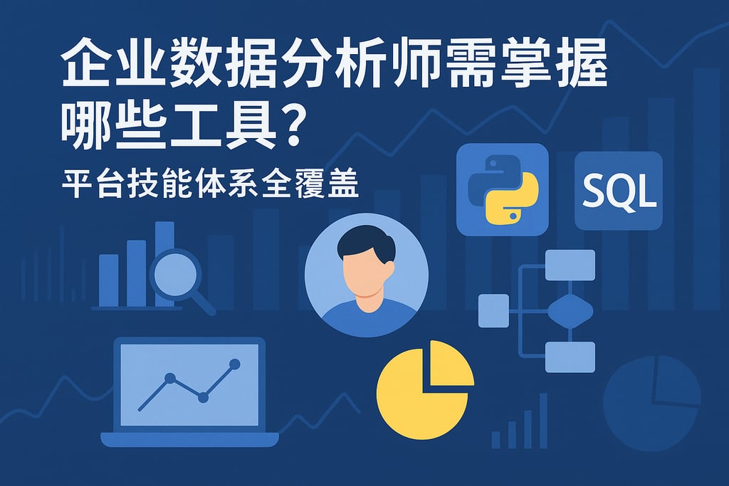 企业数据分析师需掌握哪些工具？平台技能体系全覆盖