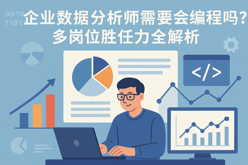 企业数据分析师需要会编程吗？多岗位胜任力全解析