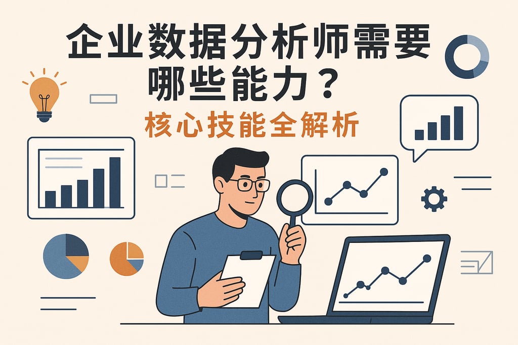 企业数据分析师需要哪些能力？核心技能全解析