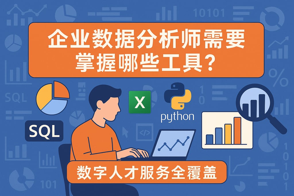 企业数据分析师需要掌握哪些工具？数字人才服务全覆盖
