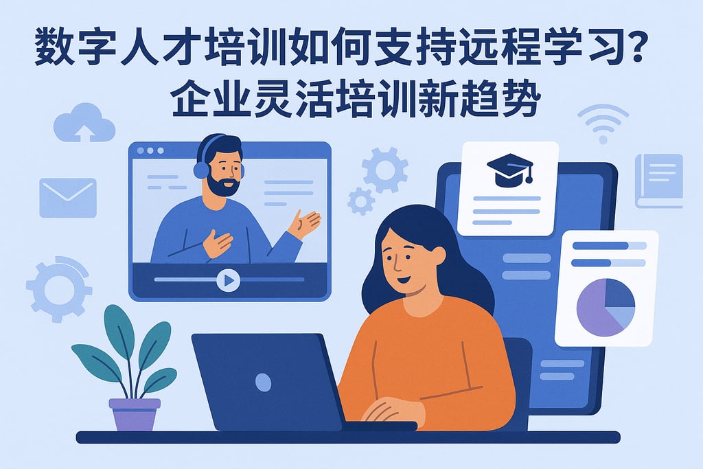 数字人才培训如何支持远程学习？企业灵活培训新趋势