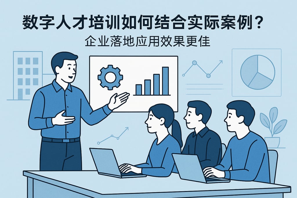 数字人才培训如何结合实际案例？企业落地应用效果更佳