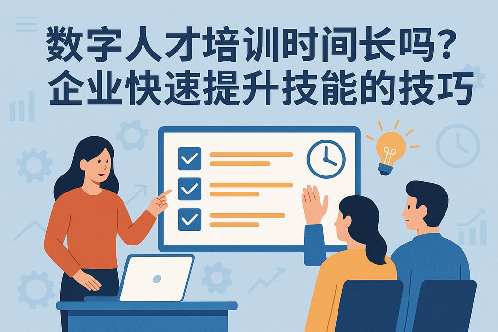 数字人才培训时间长吗？企业快速提升技能的技巧