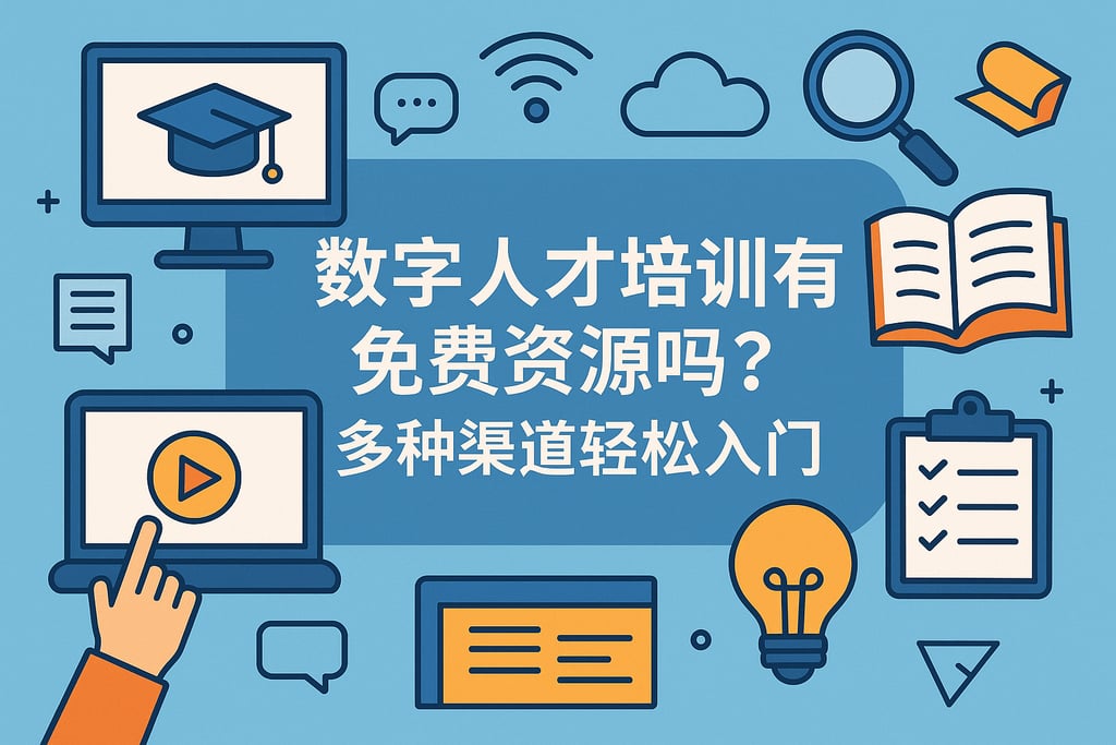 数字人才培训有免费资源吗？多种渠道轻松入门